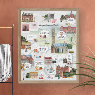 Campus-Überlebensführer   Lustiges Geschenk für Co Poster