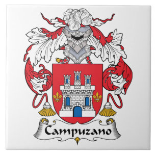 Campuzano Familienwappen Fliese