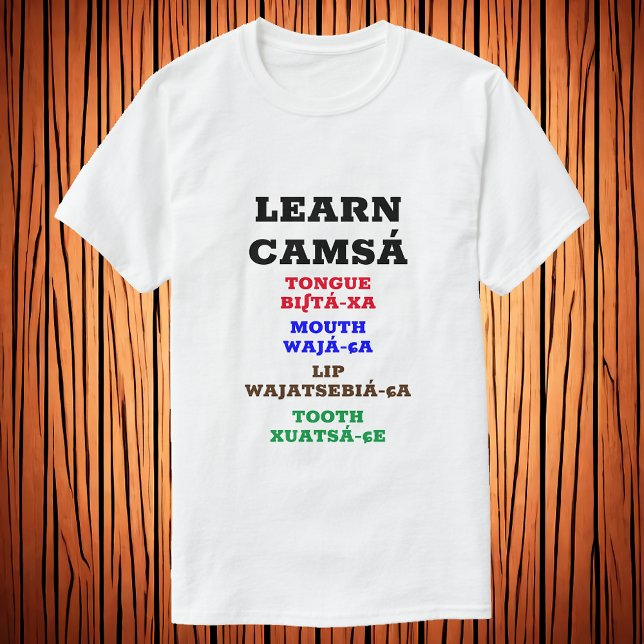 Camsá - Tongue Mouth Lip Tooth lernen T-Shirt (Von Creator hochgeladen)