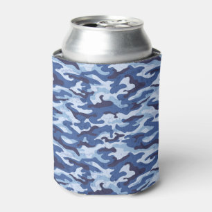 Can Cooler Blue Camouflage Dosenkühler