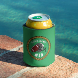 Can Cooler Football - Name & Nummer hinzufügen Dosenkühler