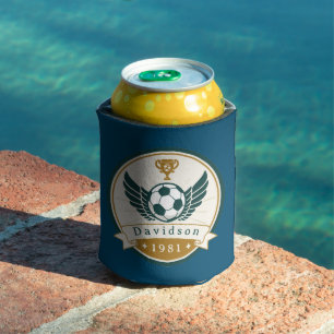 Can Cooler - Fußball - Personalisiert - Name hinzu Dosenkühler