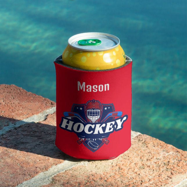 Can Cooler Hockey Gear - Personalisiert - Name hin Dosenkühler (In Situ Pool)