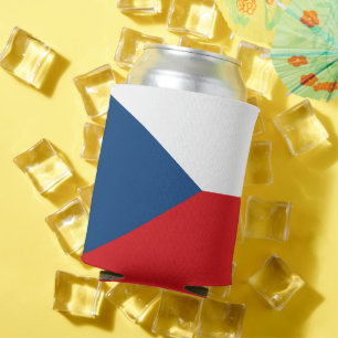 Can Cooler mit der Fahne Tschechiens Dosenkühler