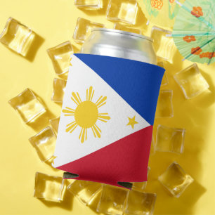 Can Cooler mit der Flagge der Philippinen Dosenkühler