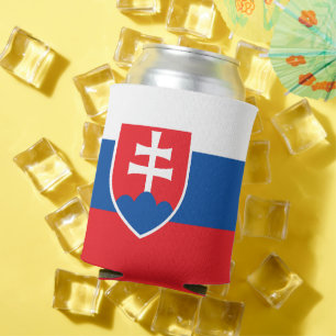 Can Cooler mit der Flagge der Slowakei Dosenkühler