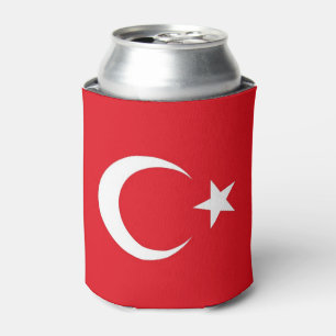 Can Cooler mit der Flagge der Türkei Dosenkühler