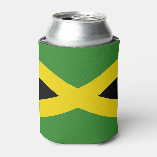 Can Cooler mit der Flagge Jamaikas Dosenkühler (Kanne Vorderseite)