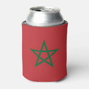 Can Cooler mit der Flagge Marokkos Dosenkühler