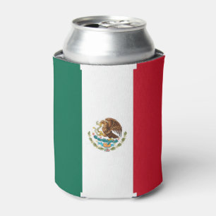 Can Cooler mit der Flagge Mexikos Dosenkühler