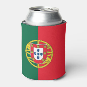 Can Cooler mit der Flagge Portugals Dosenkühler