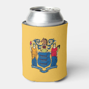 Can Cooler mit der Flagge von New Jersey Staat, US Dosenkühler