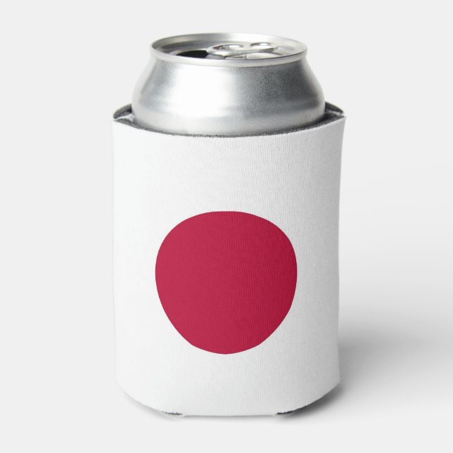 Can Cooler mit japanischer Flagge Dosenkühler (Kanne Vorderseite)