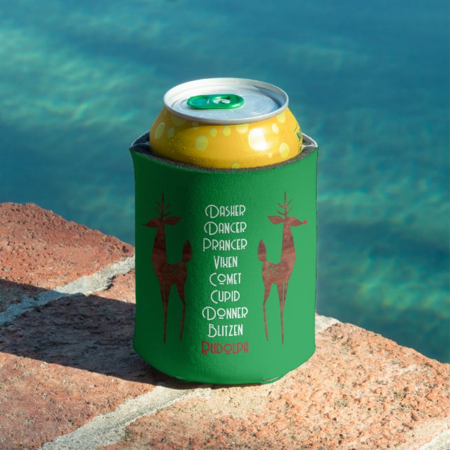 Can Cooler - Rentier des Weihnachtsmannes - Rudolp Dosenkühler (In Situ Pool)