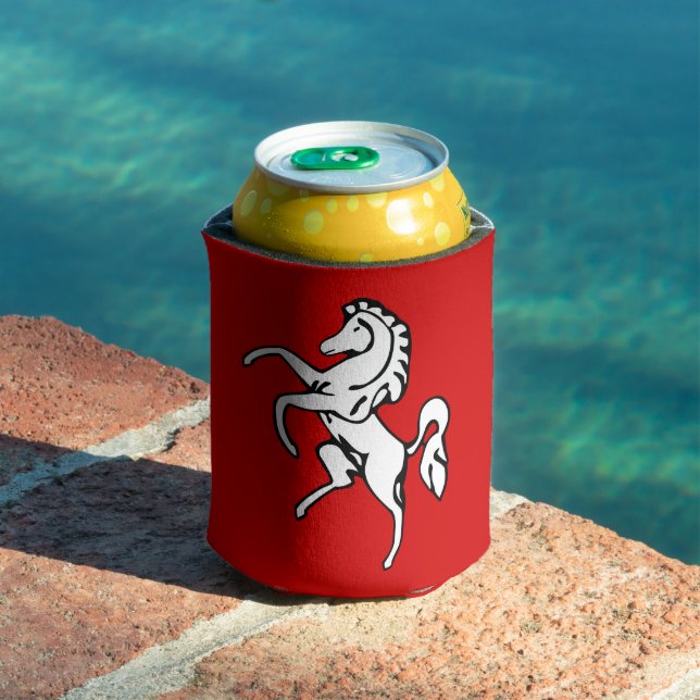 Can Cooler with flag of Kent County, England Dosenkühler (In Situ Pool)