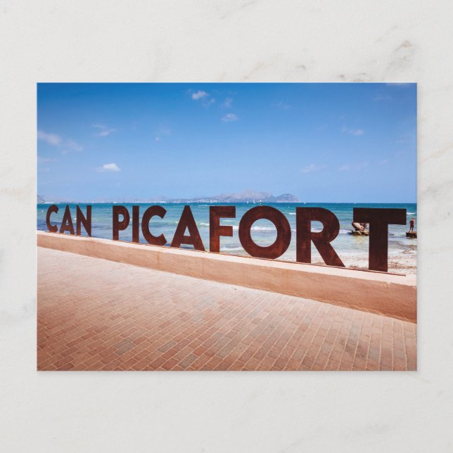 Can Picafort, Mallorca Postkarte (Vorderseite)