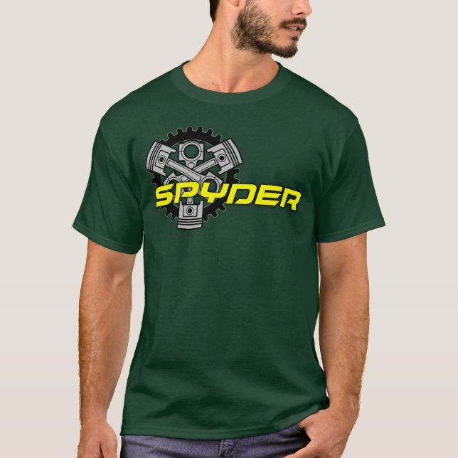 Can Spyder Three Piston T - Shirt (Vorderseite)