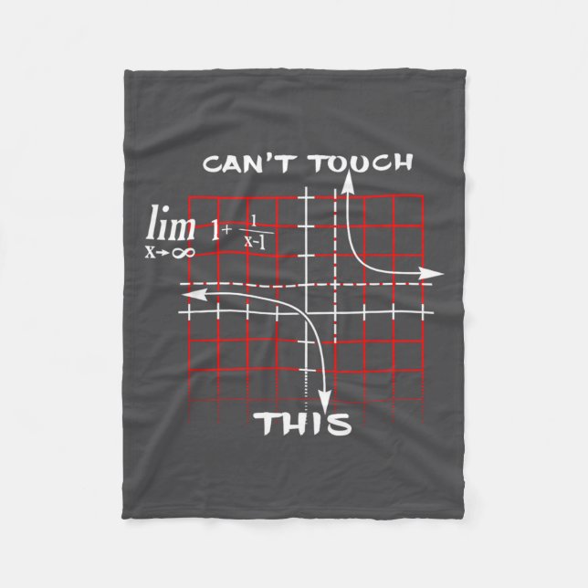 Can T Touch This Equation Math Funny Gift  Fleecedecke (Vorderseite)