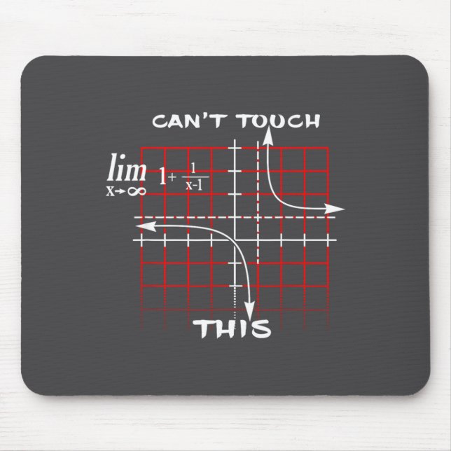 Can T Touch This Equation Math Funny Gift  Mousepad (Vorne)