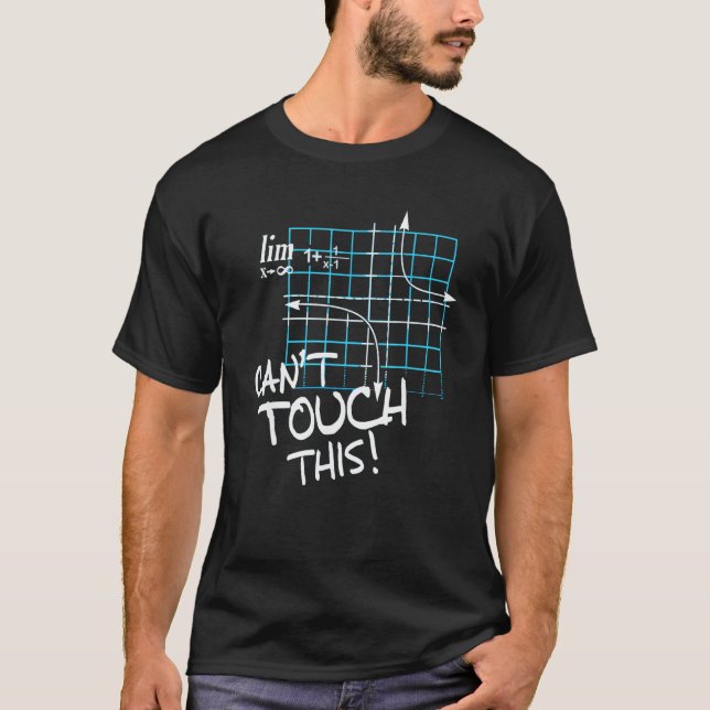 CAN T TOUCH THIS EQUATION MATH Nerd Geek Graphic T-Shirt (Vorderseite)