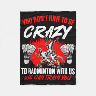 Can Train Racket Shuttle Sport Hobby Badminton Pla Fleecedecke