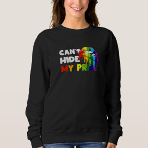 Can' versteckt meinen Stolz Lgbtq Lesbian Trans Ga Sweatshirt