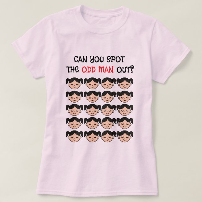Can you spot the odd man out T-Shirt (Design vorne)