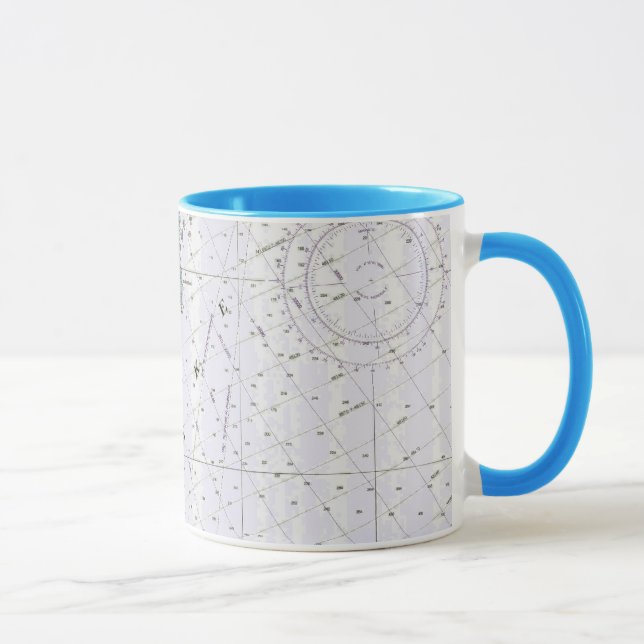 Cana Insel-Leuchtturm-Diagramm-Tasse Tasse (Rechts)