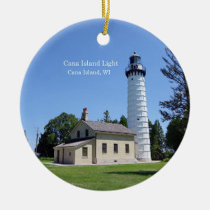 Cana Island Light Ornament
