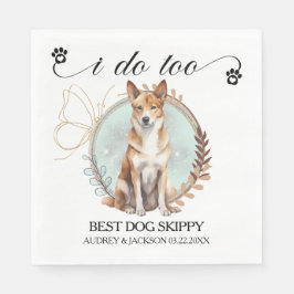 Canaan Dog Foto Paper Napkin Serviette