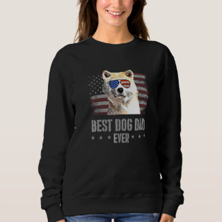 Canaan Hund Bester Hund Vater je Retro USA Fl Sweatshirt