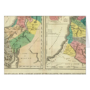 Canaan - Israel Atlas Karte