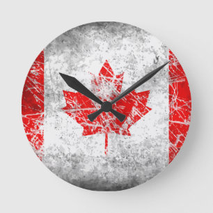 canada2 runde wanduhr