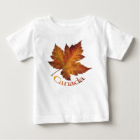Canada Baby Shirt Persoanlized Baby Souvenir Shirt