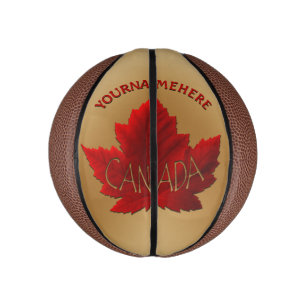 Canada Basketball Personalisiert Mapfelleaf Balls