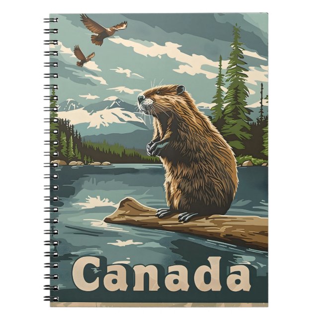 Canada Beaver Notizblock (Vorderseite)