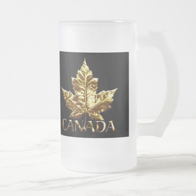 Canada Beer Tasse Souvenir Canada Brillen & Tasse (Rechts)