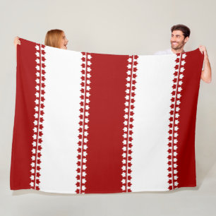 Canada Blanket Canada Flag Souvenir Fleece Blanket