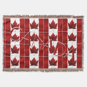 Canada Blanket Canada Flag Souvenir Throw Blanket Decke