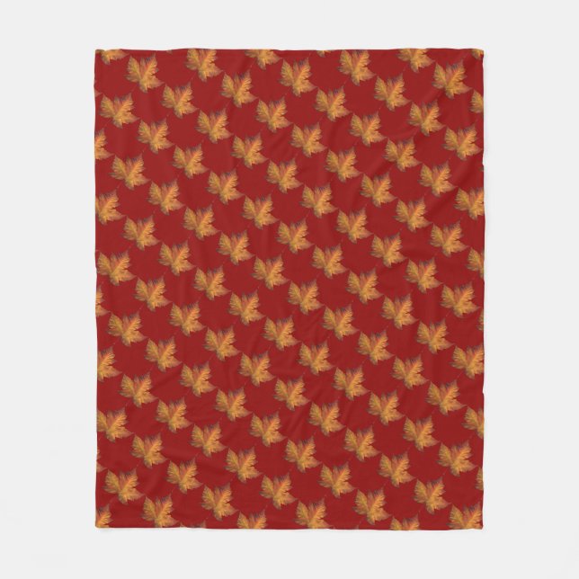 Canada Blanket Canada Maple Leaf Souvenir Blanket Fleecedecke (Vorderseite)