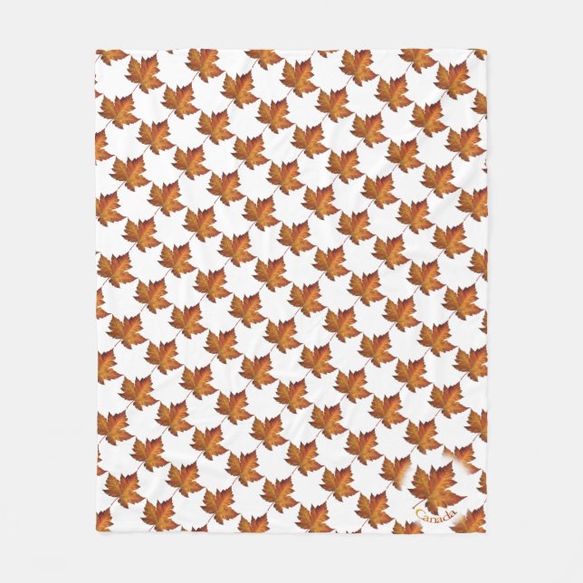 Canada Blanket Canada Maple Leaf Souvenir Blanket Fleecedecke (Vorderseite)