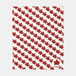 Canada Blanket Canada Maple Leaf Souvenir Blanket Fleecedecke