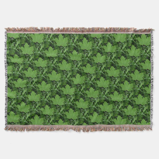 Canada Blanket Canada Maple Leaf Souvenir Throw Decke (Vorderseite)