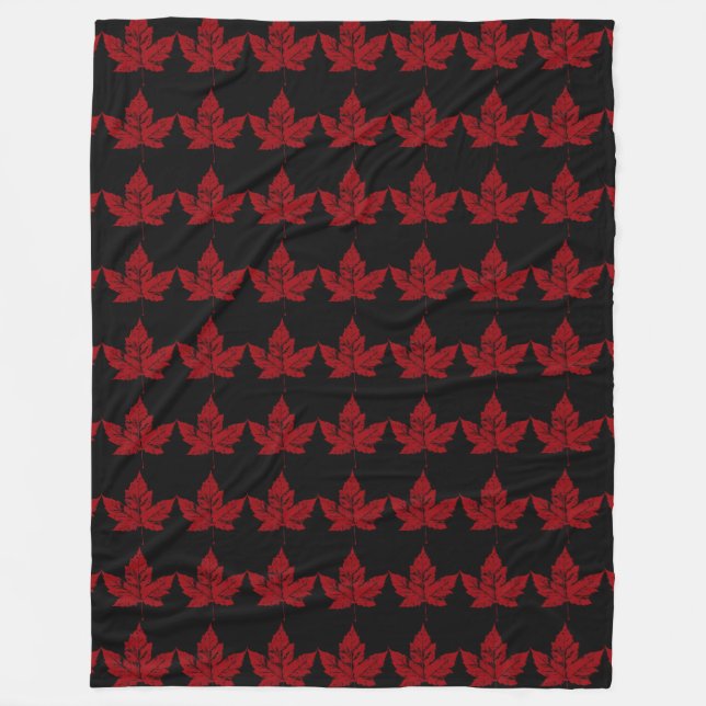 Canada Blanket Cool Canada Souvenir Fleece Blanket (Vorderseite)