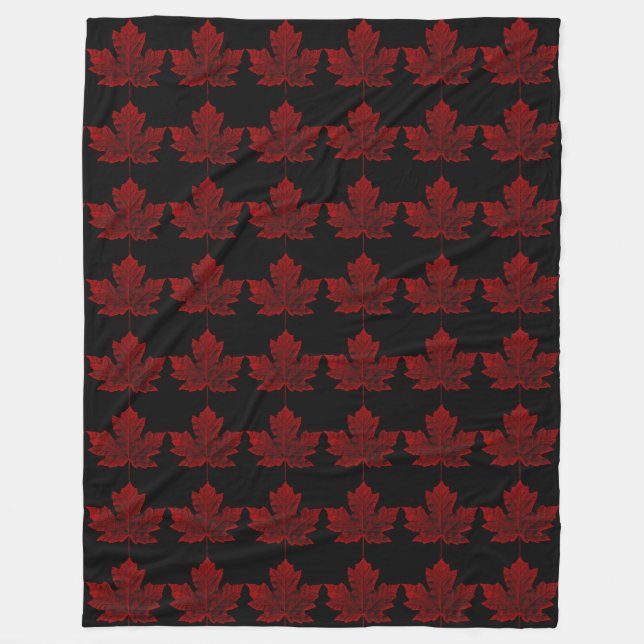 Canada Blanket Cool Canada Souvenir Fleece Blanket (Vorderseite)