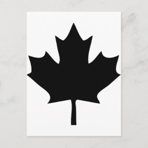 Canada-Blattsymbol Postkarte