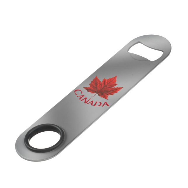 Canada Bottle Opener Canada Maple Leaf Souvenirs Speed Flaschenöffner (Vorderseite Schrägansicht)