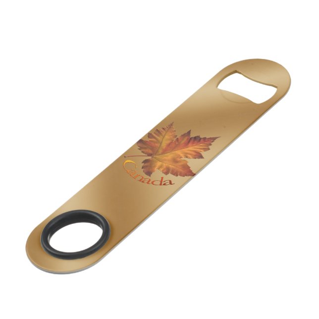 Canada Bottle Opener Canada Maple Leaf Souvenirs Speed Flaschenöffner (Vorderseite Schrägansicht)