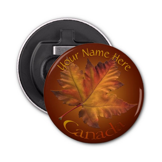 Canada Bottle Opener Custom Maple Leaf Souvenirs Flaschenöffner (Vorderseite)