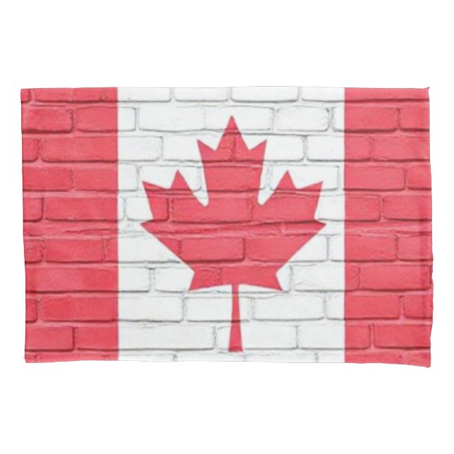 CANADA BRICK FLAG KISSENBEZUG (Vorderseite)